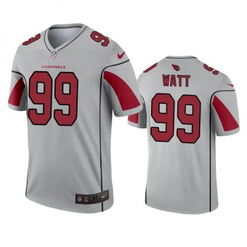 Arizona Cardinals J.J. Watt Silver Inverted Legend Jersey