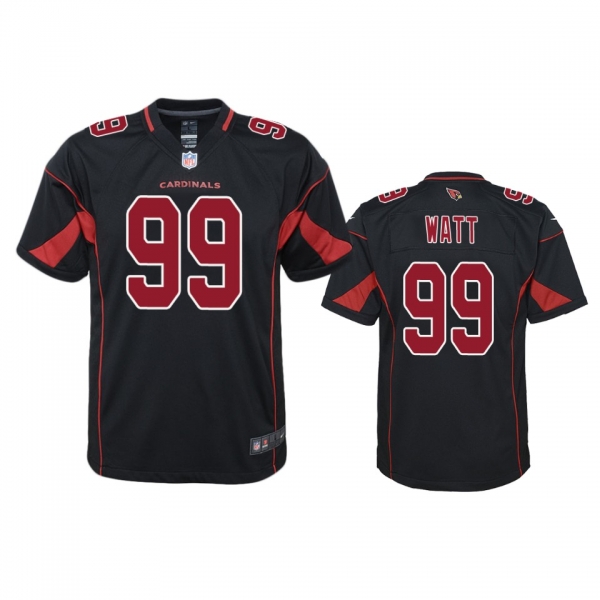 Youth Arizona Cardinals J.J. Watt Black Color Rush Game Jersey