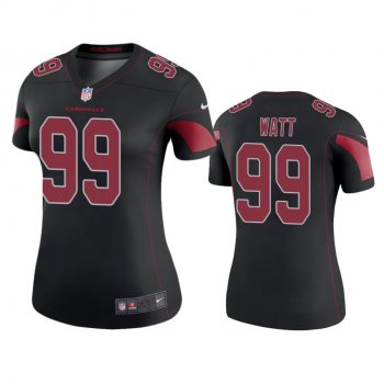 Women's Arizona Cardinals J.J. Watt Black Color Rush Legend Jersey