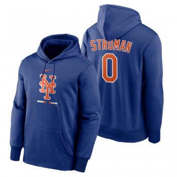 New York Mets Marcus Stroman Royal Legacy Performance Pullover Hoodie