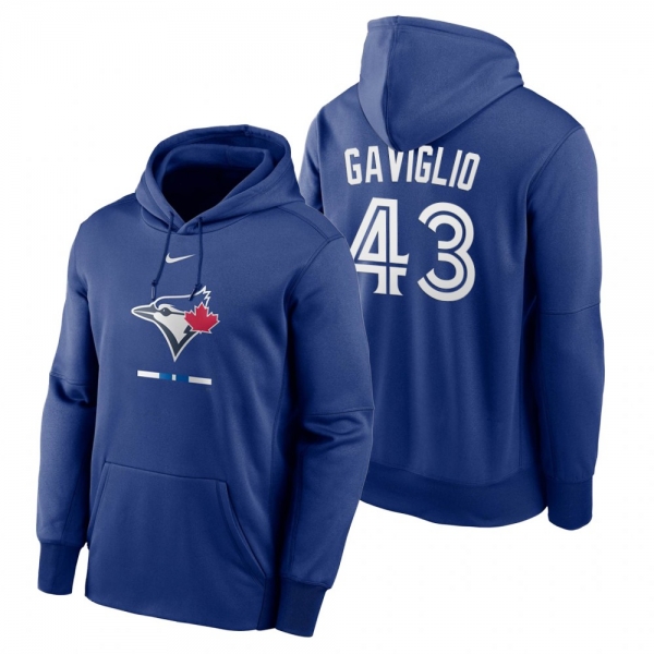 Toronto Blue Jays Sam Gaviglio Royal Legacy Performance Pullover Hoodie