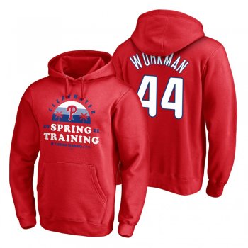 Philadelphia Phillies Brandon Workman Red 2021 Spring Training Upper Decker Pullover Hoodie