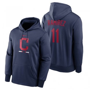 Cleveland Indians Jose Ramirez Navy Legacy Performance Pullover Hoodie