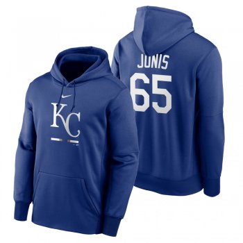 Kansas City Royals Jakob Junis Royal Legacy Performance Pullover Hoodie