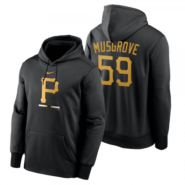 Pittsburgh Pirates Joe Musgrove Black Legacy Performance Pullover Hoodie