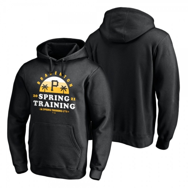 Pittsburgh Pirates Black 2021 Spring Training Upper Decker Pullover Hoodie