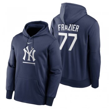 New York Yankees Clint Frazier Navy Legacy Performance Pullover Hoodie