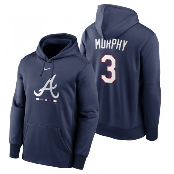 Atlanta Braves Dale Murphy Navy Legacy Performance Pullover Hoodie