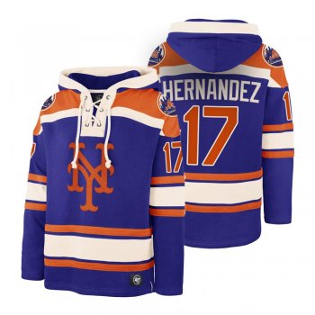 New York Mets Keith Hernandez Royal Legacy Vintage Hockey Lacer Hoodie