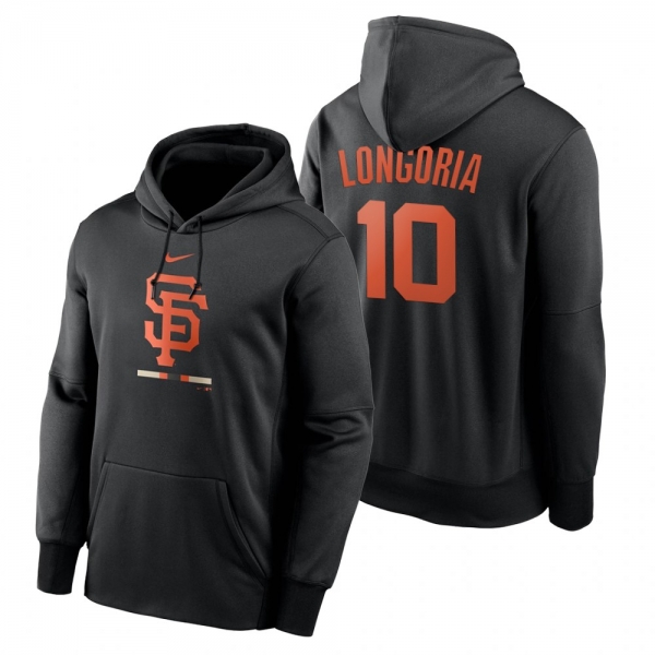 San Francisco Giants Evan Longoria Black Legacy Performance Pullover Hoodie