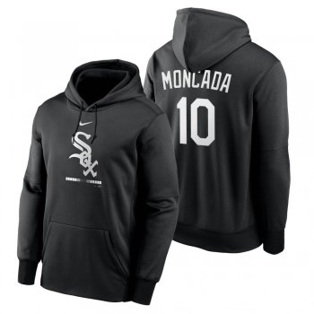 Chicago White Sox Yoan Moncada Black Legacy Performance Pullover Hoodie