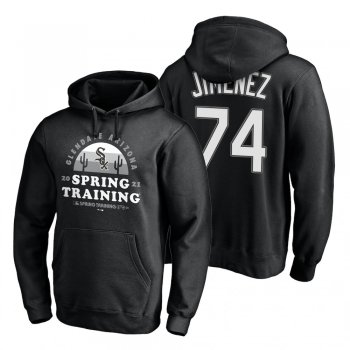 Chicago White Sox Eloy Jimenez Black 2021 Spring Training Upper Decker Pullover Hoodie