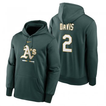 Oakland Athletics Khris Davis Green Legacy Performance Pullover Hoodie