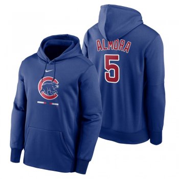 Chicago Cubs Albert Almora Jr. Royal Legacy Performance Pullover Hoodie