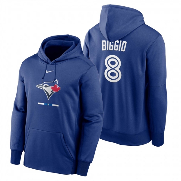 Toronto Blue Jays Cavan Biggio Royal Legacy Performance Pullover Hoodie