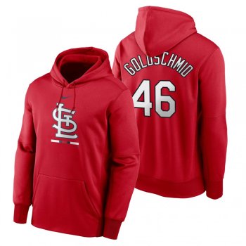 St. Louis Cardinals Paul Goldschmidt Red Legacy Performance Pullover Hoodie