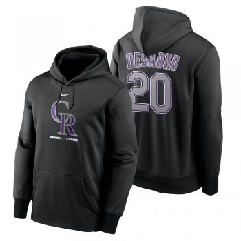 Colorado Rockies Ian Desmond Black Legacy Performance Pullover Hoodie