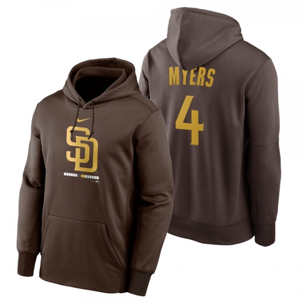 San Diego Padres Wil Myers Brown Legacy Performance Pullover Hoodie