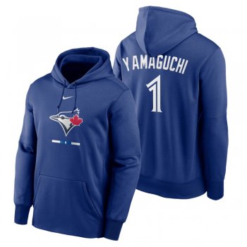 Toronto Blue Jays Shun Yamaguchi Royal Legacy Performance Pullover Hoodie