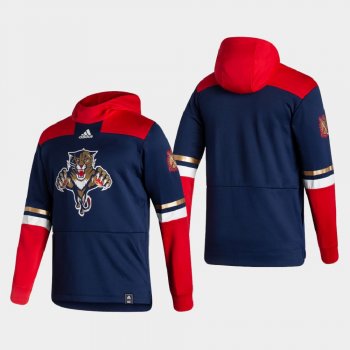 Men's HoodieMen's Florida Panthers Navy 2021 Reverse Retro Authentic Pullover Special Edition Hoodie