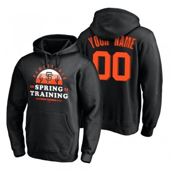 San Francisco Giants Custom Black 2021 Spring Training Upper Decker Pullover Hoodie