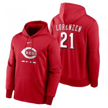 Cincinnati Reds Michael Lorenzen Red Legacy Performance Pullover Hoodie