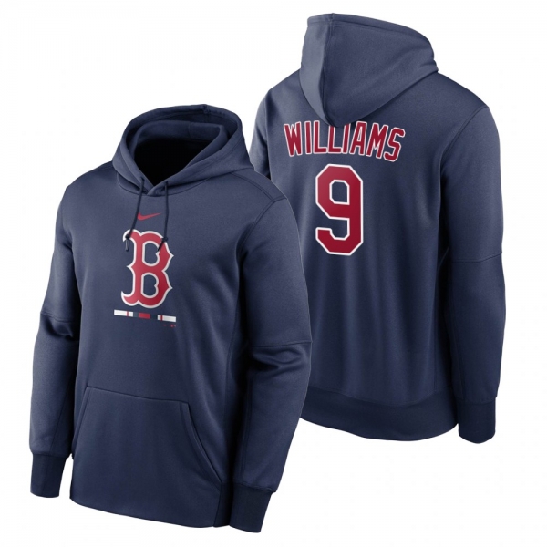 Boston Red Sox Ted Williams Navy Legacy Performance Pullover Hoodie