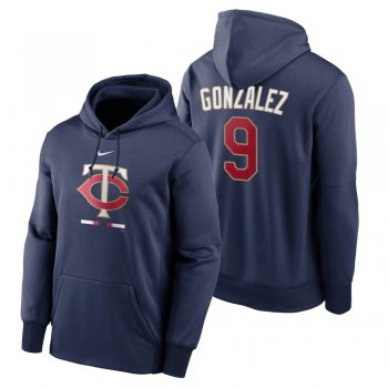 Minnesota Twins Marwin Gonzalez Navy Legacy Performance Pullover Hoodie