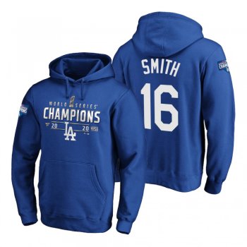 Los Angeles Dodgers Will Smith Royal 2020 World Series Champions Lock Room Hoodie