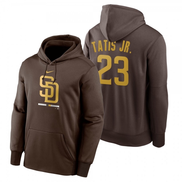 San Diego Padres Fernando Tatis Jr. Brown Legacy Performance Pullover Hoodie