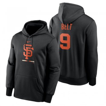 San Francisco Giants Brandon Belt Black Legacy Performance Pullover Hoodie