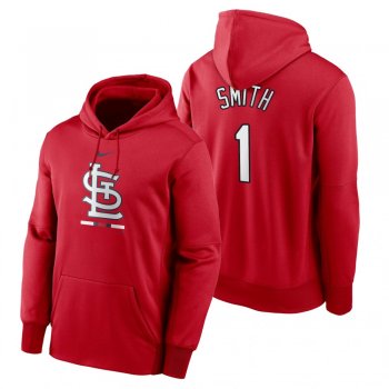 St. Louis Cardinals Ozzie Smith Red Legacy Performance Pullover Hoodie