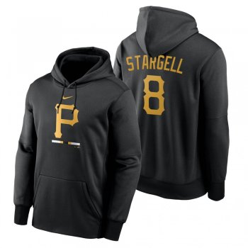 Pittsburgh Pirates Willie Stargell Black Legacy Performance Pullover Hoodie