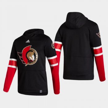 Men's Ottawa Senators Black 2021 Reverse Retro Authentic Pullover Special Edition Hoodie