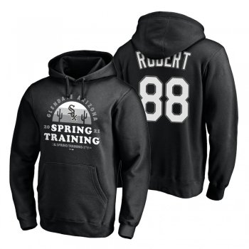 Chicago White Sox Luis Robert Black 2021 Spring Training Upper Decker Pullover Hoodie