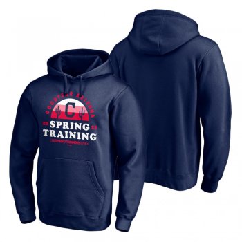 Cleveland Indians Navy 2021 Spring Training Upper Decker Pullover Hoodie