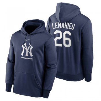 New York Yankees DJ LeMahieu Navy Legacy Performance Pullover Hoodie