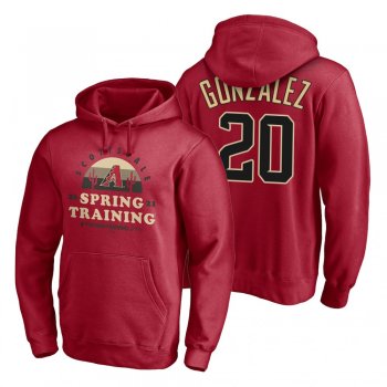 Arizona Diamondbacks Luis Gonzalez Red 2021 Spring Training Upper Decker Pullover Hoodie