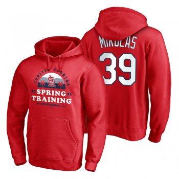 St. Louis Cardinals Miles Mikolas Red 2021 Spring Training Upper Decker Pullover Hoodie