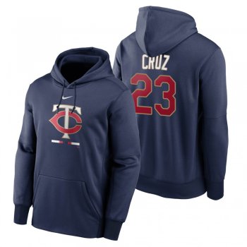 Minnesota Twins Nelson Cruz Navy Legacy Performance Pullover Hoodie