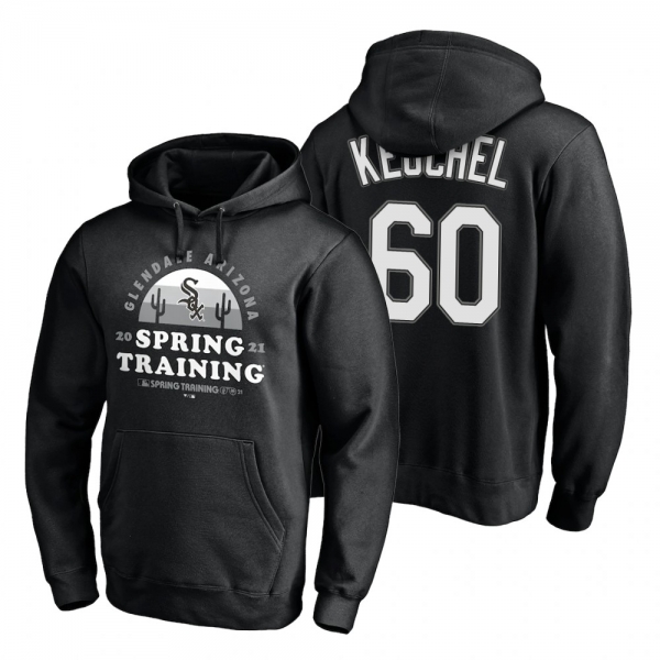 Chicago White Sox Dallas Keuchel Black 2021 Spring Training Upper Decker Pullover Hoodie