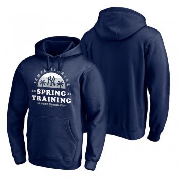 New York Yankees Navy 2021 Spring Training Upper Decker Pullover Hoodie