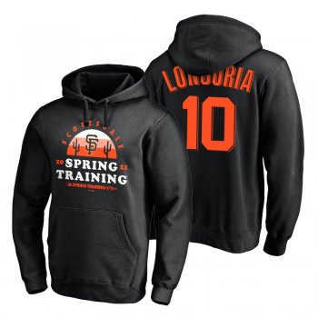 San Francisco Giants Evan Longoria Black 2021 Spring Training Upper Decker Pullover Hoodie