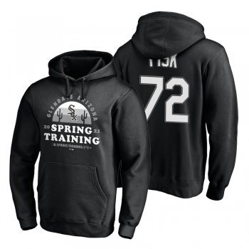 Chicago White Sox Carlton Fisk Black 2021 Spring Training Upper Decker Pullover Hoodie