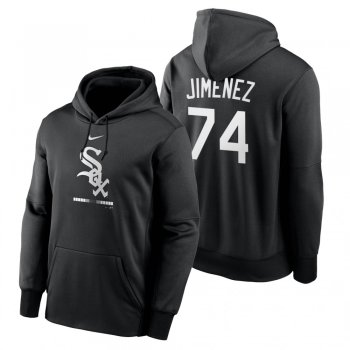 Chicago White Sox Eloy Jimenez Black Legacy Performance Pullover Hoodie