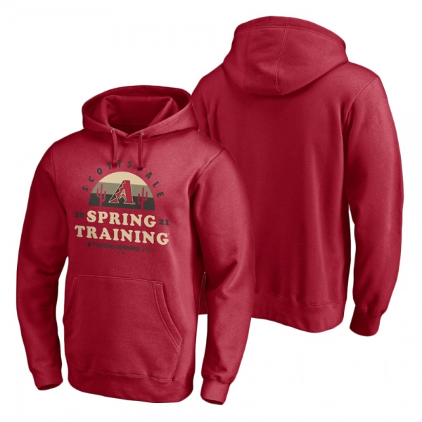 Arizona Diamondbacks Pullover Red 2021 Spring Training Upper Decker Hoodie