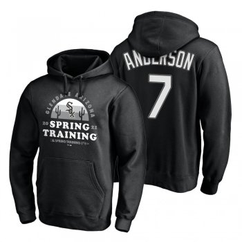 Chicago White Sox Tim Anderson Black 2021 Spring Training Upper Decker Pullover Hoodie