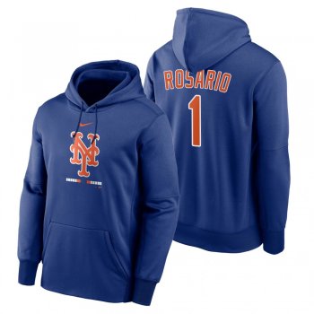 New York Mets Amed Rosario Royal Legacy Performance Pullover Hoodie