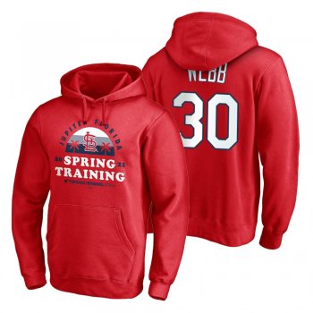 St. Louis Cardinals Tyler Webb Red 2021 Spring Training Upper Decker Pullover Hoodie