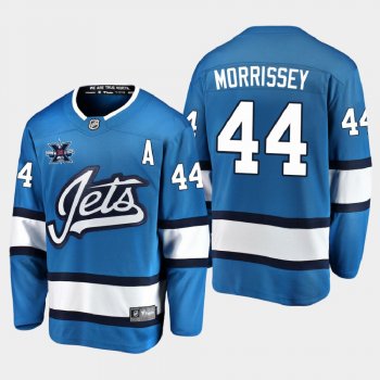 Winnipeg Jets #44 Josh Morrissey 2020-21 10th Anniversary Alternate Honor Dale Hawerchuk Blue Jersey